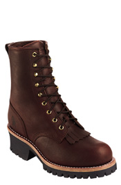 Chippewa Steel Toe Logger Boot Redwood